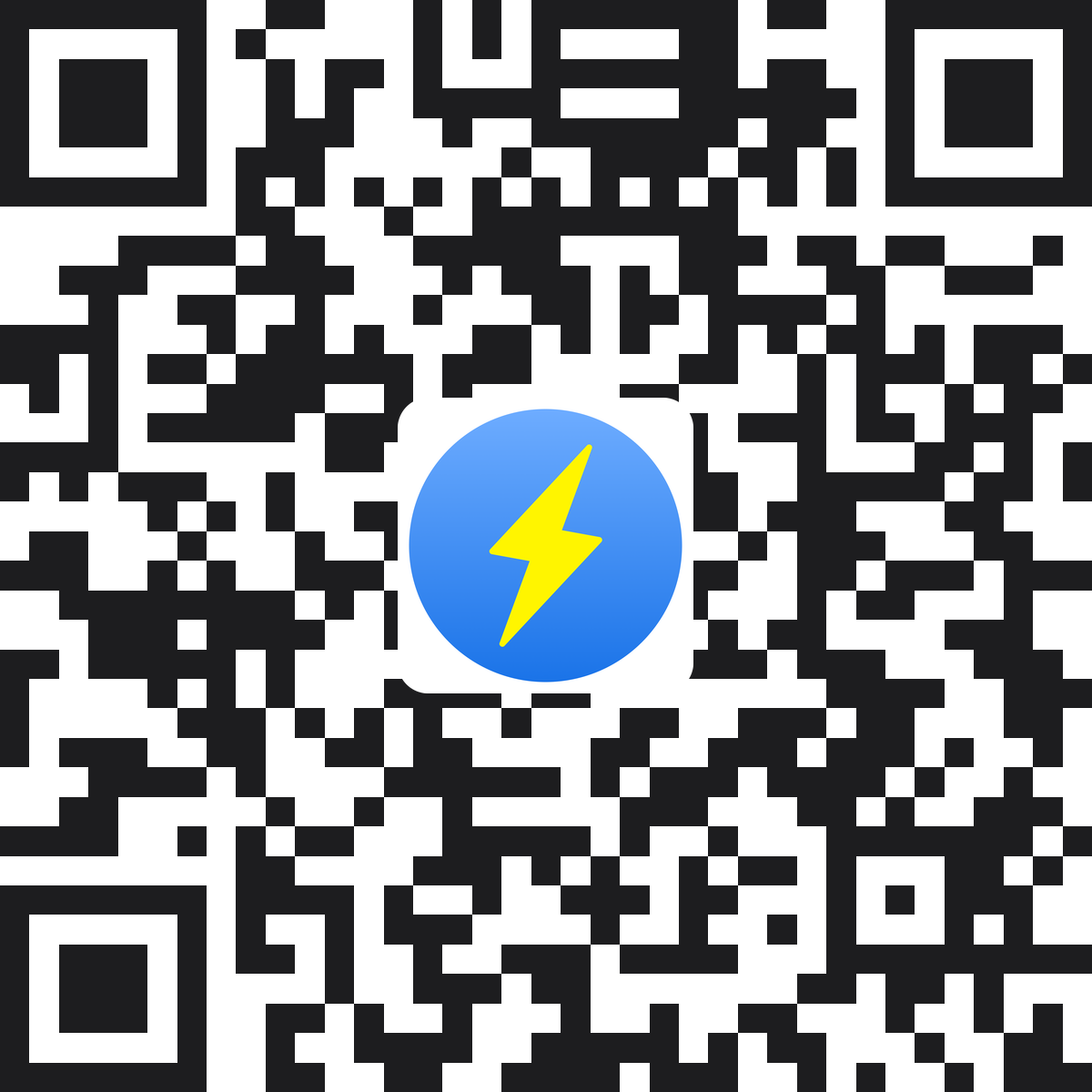 QR code linking to the Surge iPhone beta on TestFlight