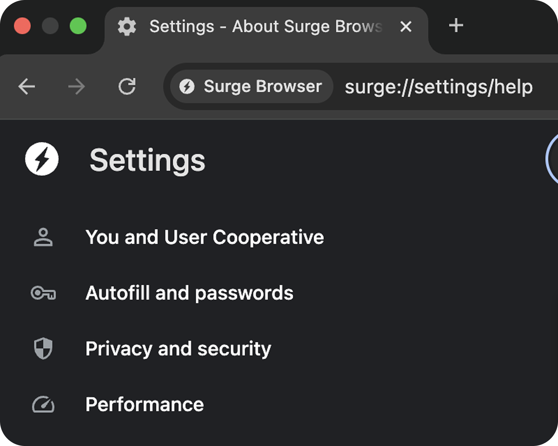 Settings preview