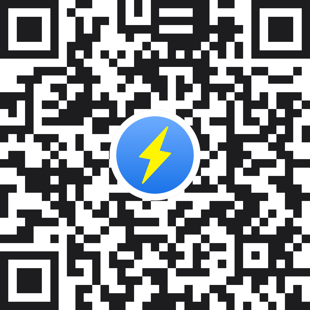 QR code linking to the Surge iPhone beta on TestFlight